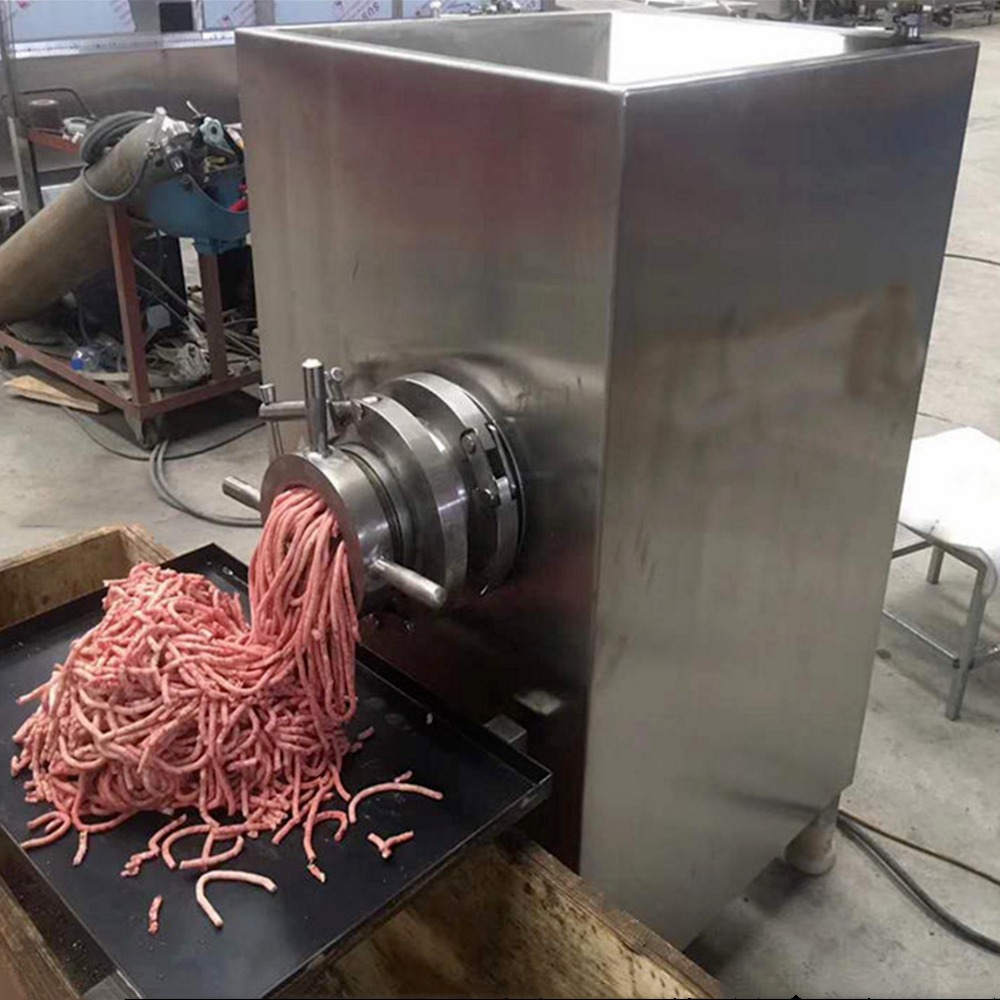 台式冻肉绞肉机 红肠高速绞肉机 冻板猪肝牛肝绞碎机 义康制造