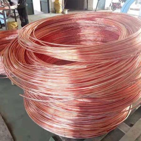 镀铜圆钢生产厂家  可大长度供货  直径10  12  14  16mm 镀铜圆线