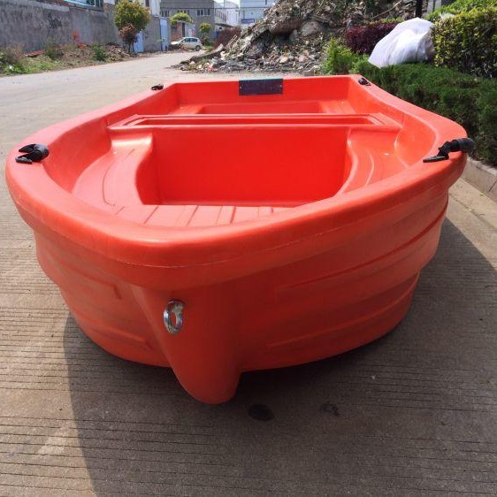 黄冈2米塑料小船 保洁船 观光小船 塑料渔船厂家直销图片