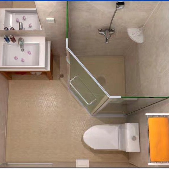 美渥宾馆整体浴室1616，装配式产业配套专用，宾馆公寓首选，全球首推CFM碳纤软瓷新材料，整体浴室，集成卫浴
