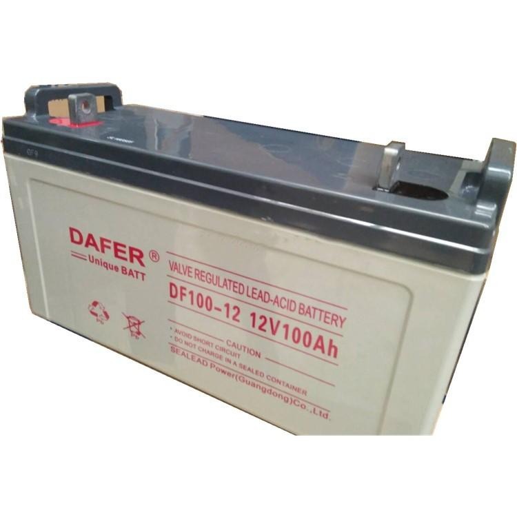 DAFER德富力蓄电池DF100-12 12V100AH直流屏 UPS/EPS 储能系列
