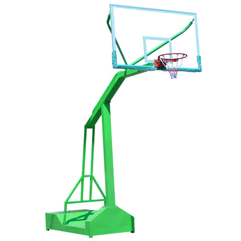 篮鲸标准篮球架 仿液压篮球架厂家 可升降篮球架批发 手动篮球架安装上门
