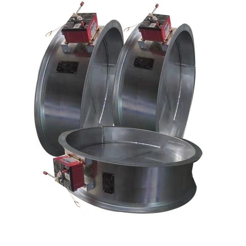 生产定制圆形防火阀 调节阀 镀锌板圆阀 可定制各种规格型号