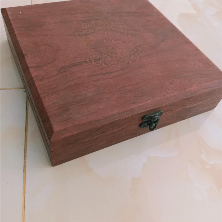 木盒厂定制哑光木盒 椰枣盒 雕刻巧克力木盒 镭射木盒生产