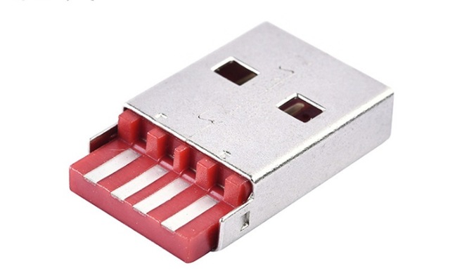 焊线式USB双面插公头-AM 2.0焊线式正反插公头