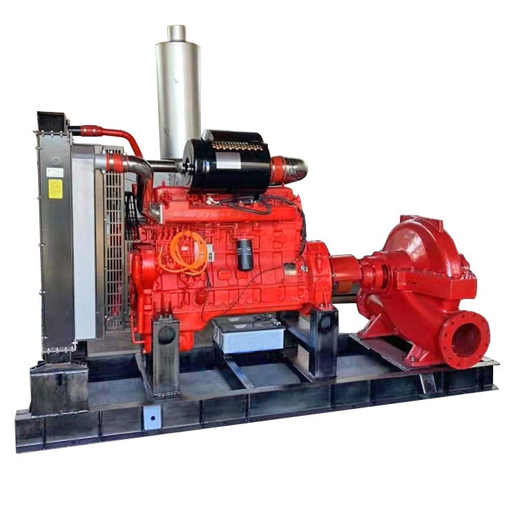 奥莱柴油消防机组 移动便捷柴油水泵 防汛应急消防泵