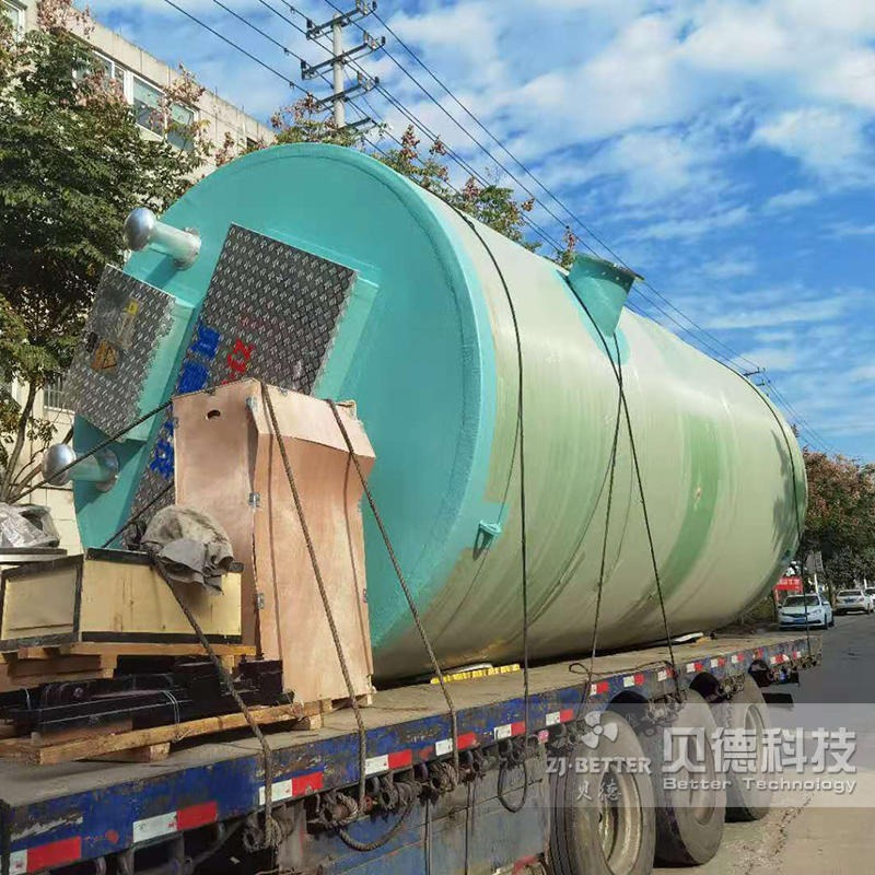 贝德科技集团直销一体化智能化预制泵站 市政优选一体化泵站 污水处理成套设备图片