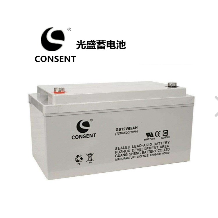 CONSENT光盛蓄电池GH1233船舶信号灯UPS EPS应急电源12V33AH容量足性价比高