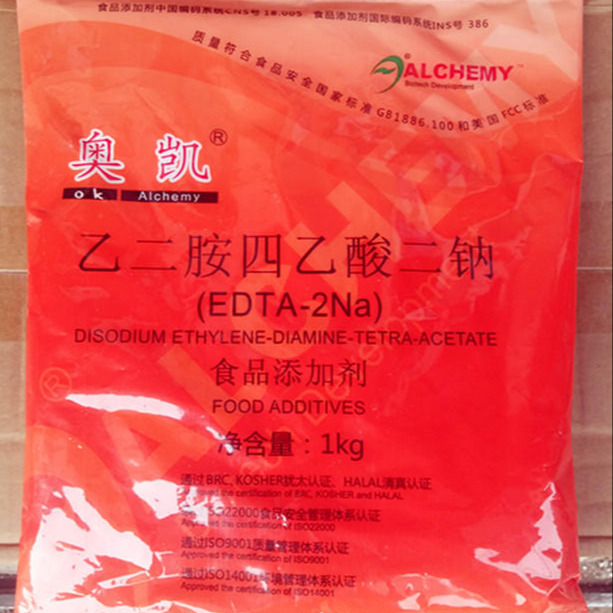 食品级EDTA-二钠正品奥凯乙二胺四乙酸二钠防腐保鲜抗氧化图片