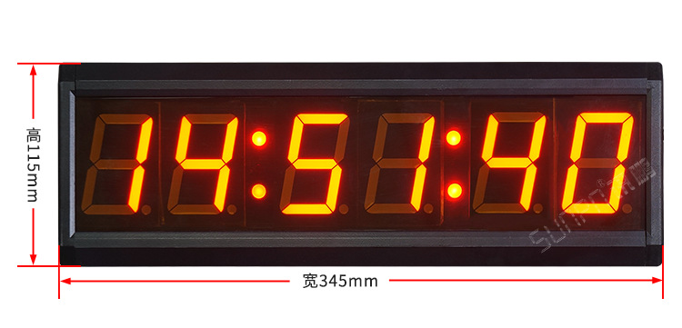 讯鹏2.3寸数码管LED电子钟会议游戏活动比赛训练计时器CDMA时钟屏示例图5