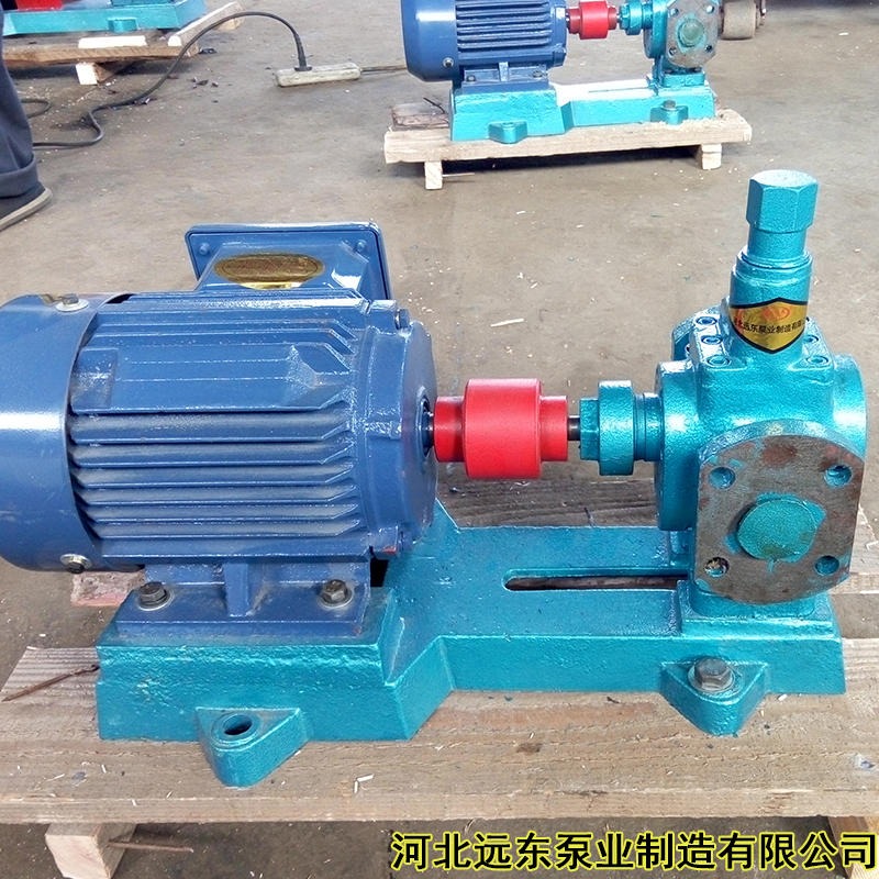 输送稠油泵YCB5/0.6圆弧齿轮泵配2.2kw-4电机SKF轴承,该泵流量5m3/h,口径40