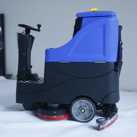 三沙电动洗地机 驾驶洗地机 三沙超市工业地面洗地机 全自动拖地机