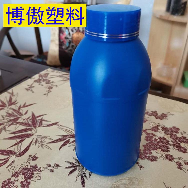 博傲塑料 1000毫升高阻隔塑料瓶 农药瓶 带盖兽药瓶 塑料瓶