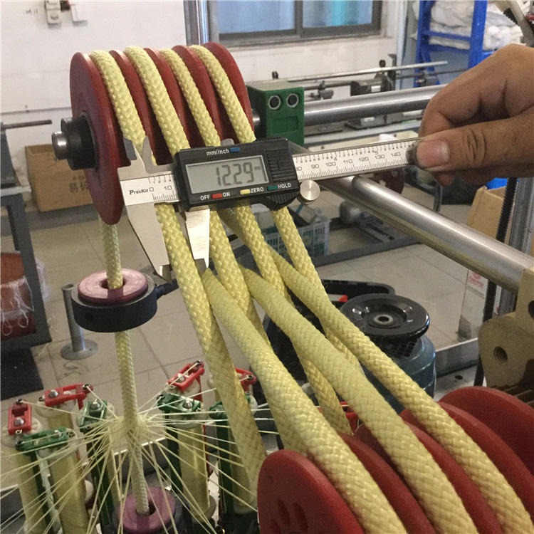 现货供应芳纶纤维编织绳 高强耐磨阻燃绳