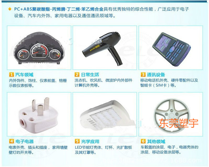 无卤阻燃PC/ABS 台湾奇美 PC-540A 电子电器产品示例图8