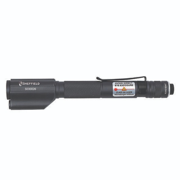 钢盾工具便携式红外线双LED电筒激光白光 S030026 SHEFFIELD工具图片