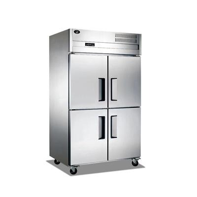 君诺插盘柜 LZ100D4-P四门展示柜 风冷双开门冷藏冷冻插盘柜