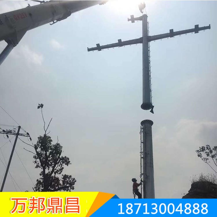 富民县 10kv电力钢管塔 35kv电力钢管杆