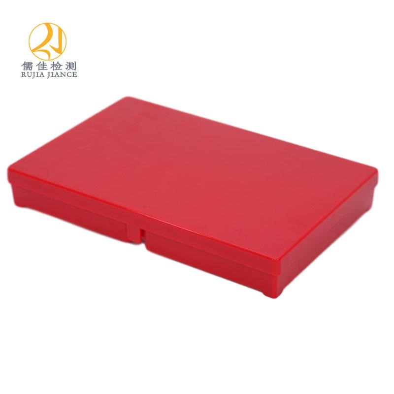 儒佳厂家直销 红色铅字盒 塑料铅字盒 NDT工业探伤检测专用铅字盒 无损检测铅字图片