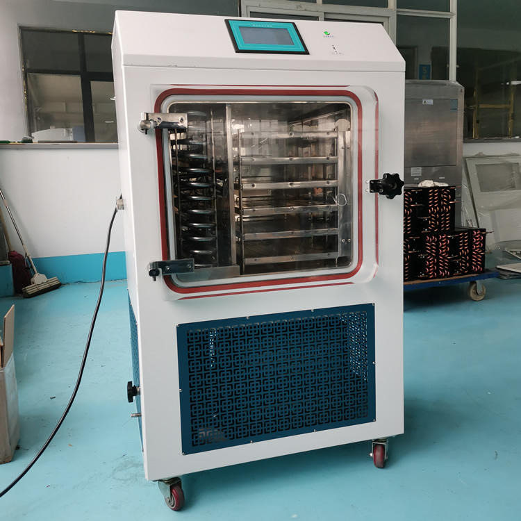 真空冷冻干燥机 LGJ-50FD酶制品真空冷冻干燥机 0.6平米中试真空冻干机