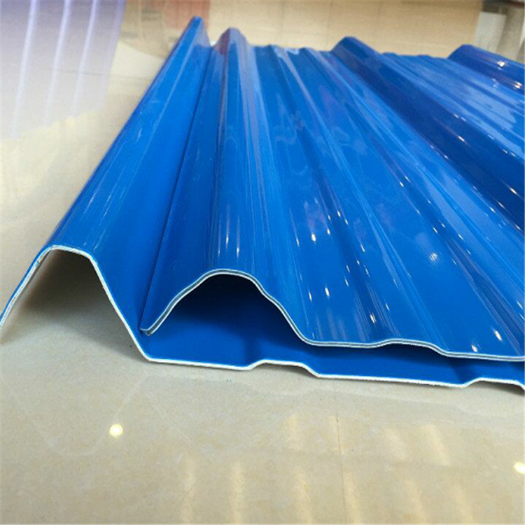 建筑屋顶PVC塑料瓦 PVC防腐瓦钢结构工程 厂家生产 优实建材