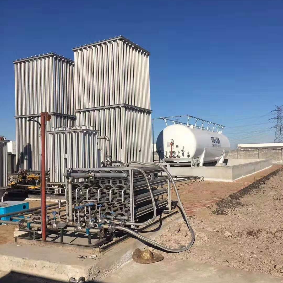 回收LNG撬装气化调压装置  LNG卸车增压  空温式气化器    回收二手LNG低温储罐   氧氮氩储罐