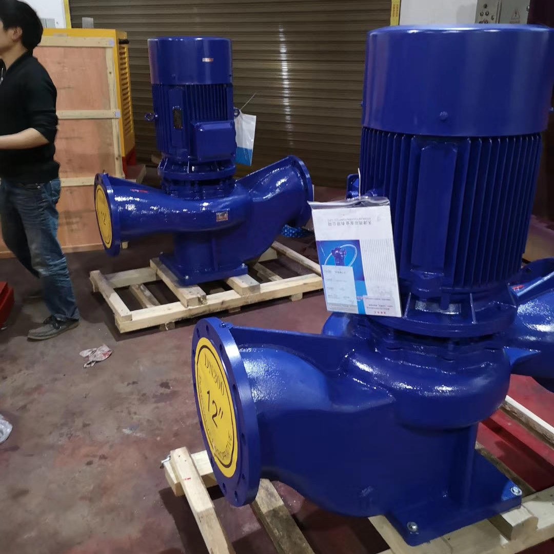 蓝升泵业ISG立式管道离心泵 单级单吸立式离心泵 不锈钢管道离心泵 ISG32-160A立式离心泵