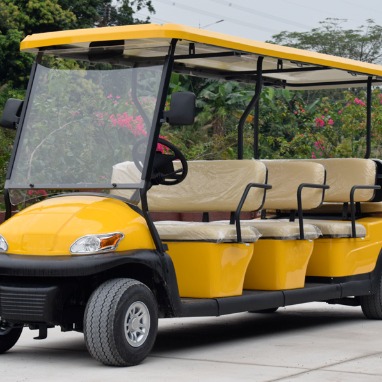 电动高尔夫球车 价格 鸿畅达 新款 高尔夫观光车 11座 景区旅游电动观光车
