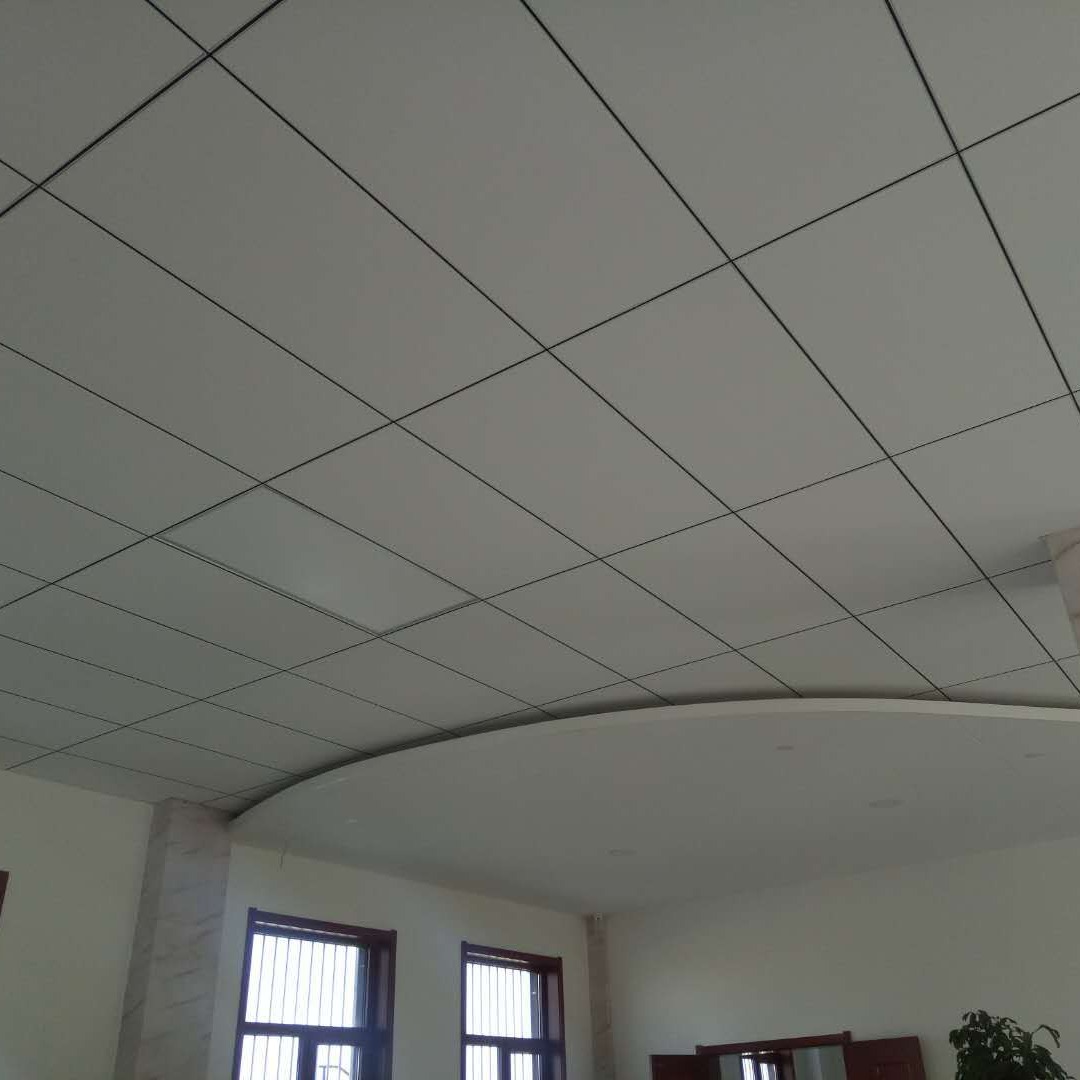 玻纤吸音板吊顶装饰天花板 巨拓岩棉玻纤板 防潮防火吸音吊顶