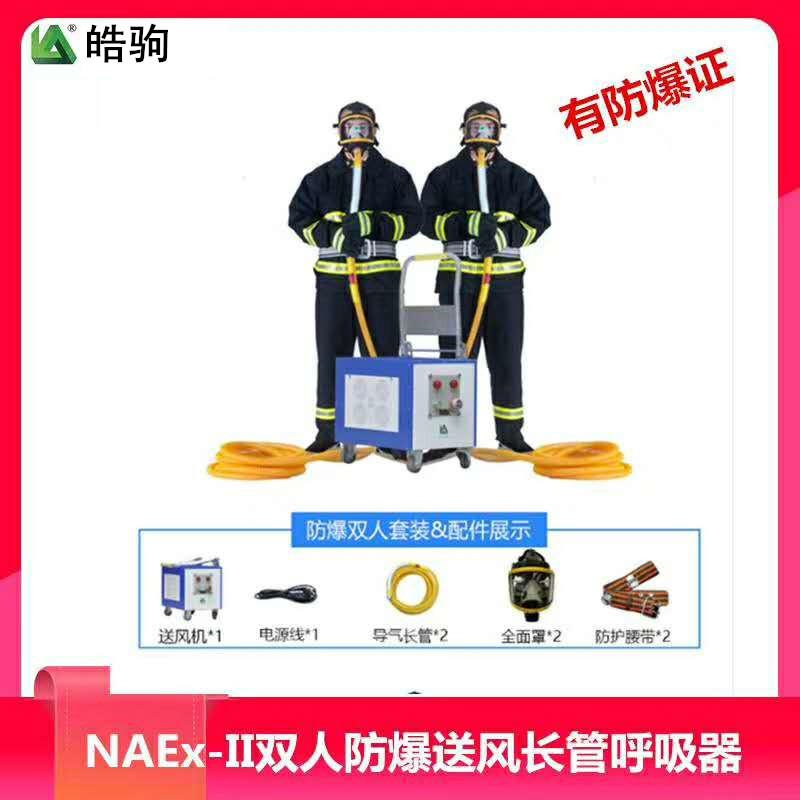 皓驹 NAEx-II  防爆双人电动送风呼吸器 长管呼吸器厂家