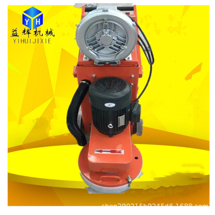 广东广州380型旧环氧涂层地坪研磨机 水泥路面翻新机  手推式电动打磨机