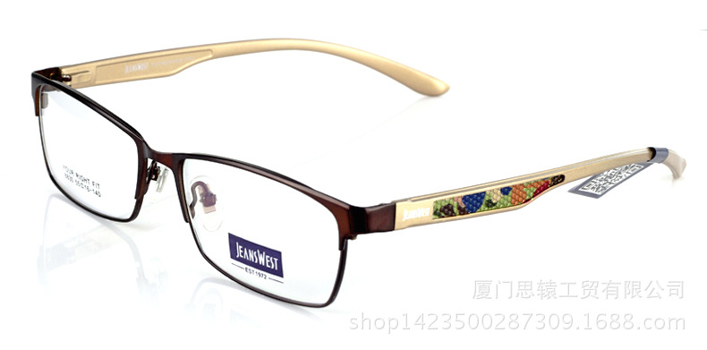 厂家批发新款真维斯品牌近视眼镜框男女士时尚板材眼镜架平光眼镜示例图10