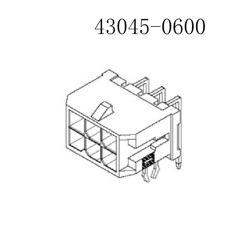 供应43045-0600 莫仕Molex/莫莱克斯连接器 430450600 汽车接插件 原装现货