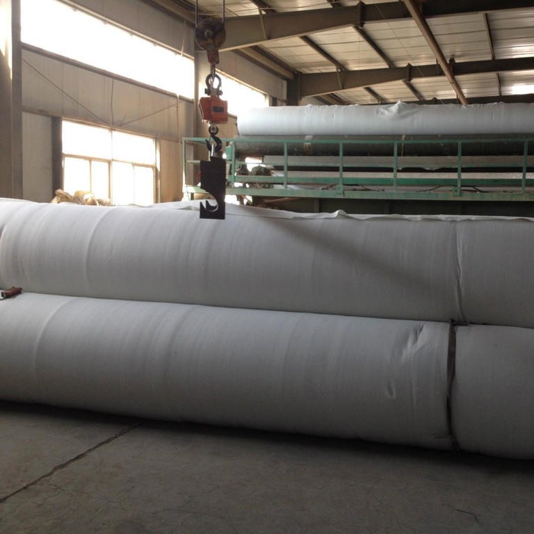 鼎诺厂家生产白色土工布300g过滤排水用鼎诺防渗土工布低价销售大量走货