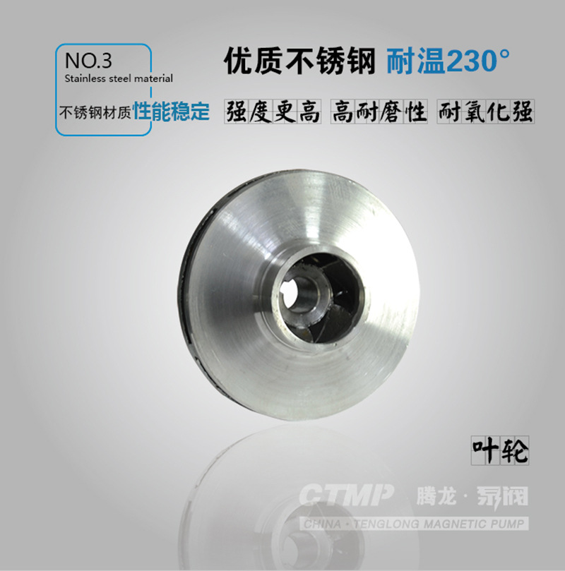 IH65-40-200增压泵304/316不锈钢 工业耐腐蚀耐酸碱 排污离心泵示例图6