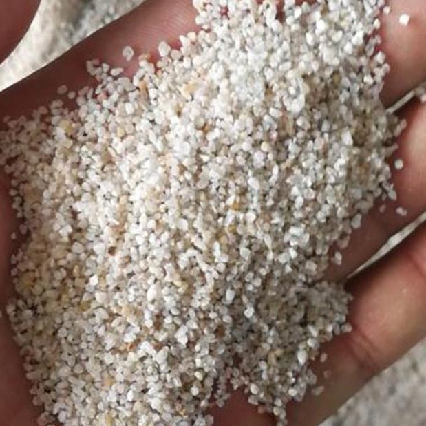 海城诚信生产加工水处理滤料用石英砂1-3mm 石英板用硅砂