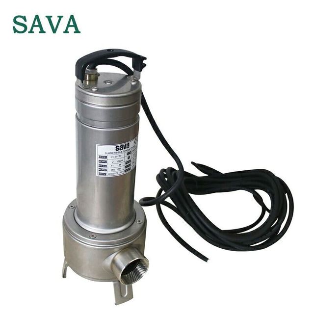 不锈钢潜水泵台湾鲨霸SAXV-20T50雨水排污泵地下室污水提升