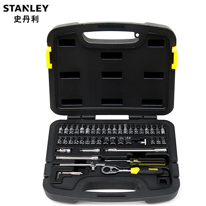 史丹利工具46件6.3MM系列公制组套机修工具组套91-934-22 STANLEY工具