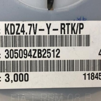 KDZ4.7V-Y-RTKP 触摸芯片 单片机 电源管理芯片 放算IC专业代理商芯片配单 经销与代理