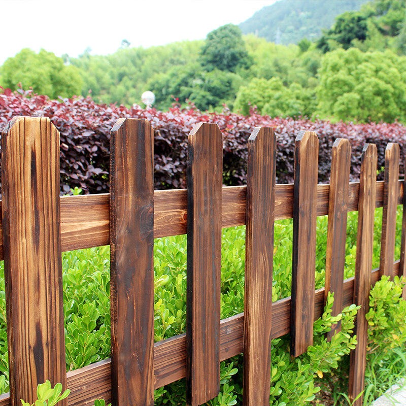 佳星 防腐木围栏尺寸 实木护栏 木质小篱笆 防腐木栅栏围栏