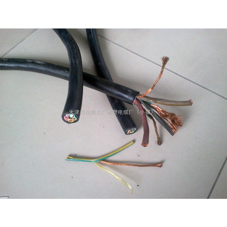 橡套电缆  中型户外耐油污橡套耐磨损软芯电缆 YZW 6x0.75 300/500v 价格优惠高品质