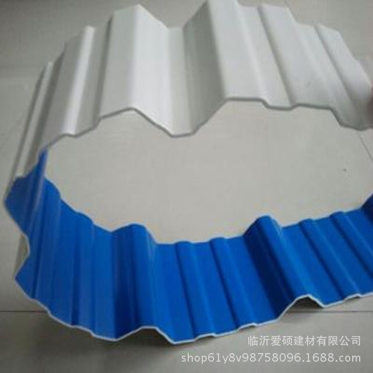 滨州PVC塑钢瓦生产厂家 防腐阻燃屋面墙体瓦价格 APVC树脂瓦规格示例图3