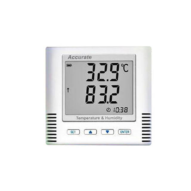 壁挂式温湿度检测仪  LCD大屏液晶显示变送器 温湿度变送器BYC04-RHT图片