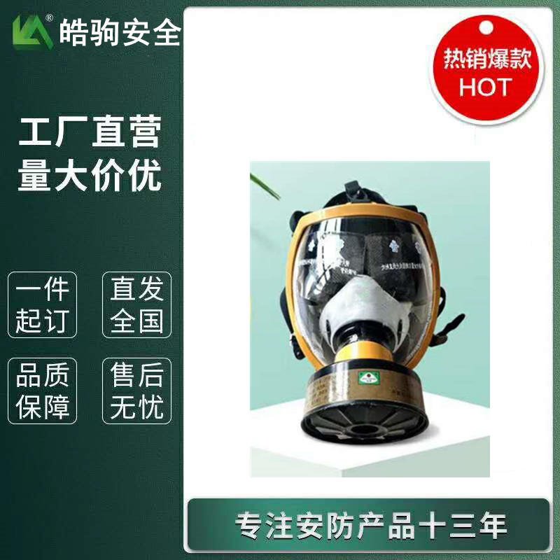 皓驹供应NAMJ01大视野防毒全面具 防毒面具  全面型呼吸防护器