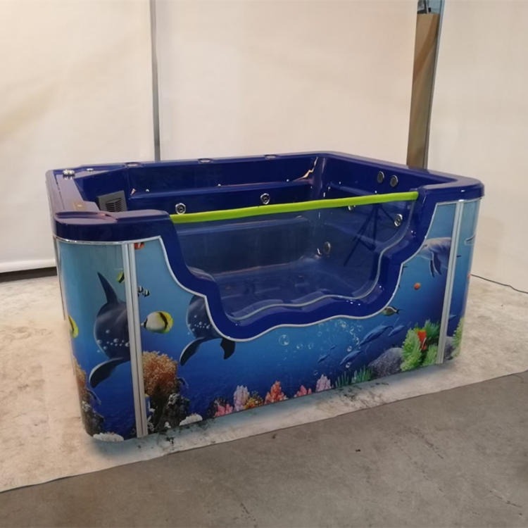 环保亚克力游泳池智能恒温 钢化玻璃游泳池 室内儿童水上乐园设备