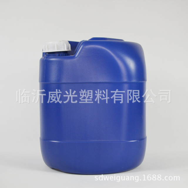 威光塑料厂家直销 20L高强度化工桶 工业级塑料桶 20公斤对角桶 20l斜口废料桶 密封桶 周转桶 堆码桶
