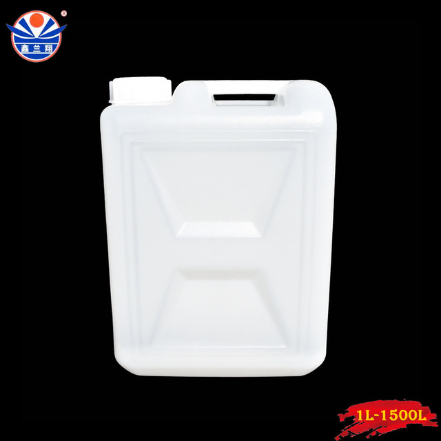 厂家直销12升塑料桶，方形12kg塑料桶，白色12L无标塑料桶