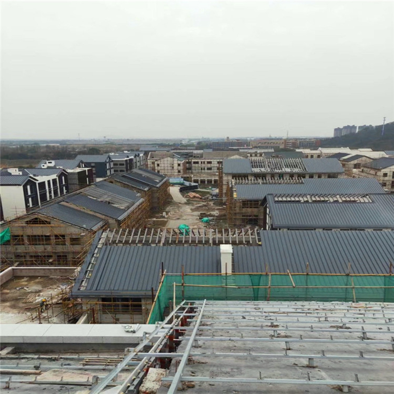 河南锦昱设计定制会议中心用铝镁锰屋面板施工方案25-430型