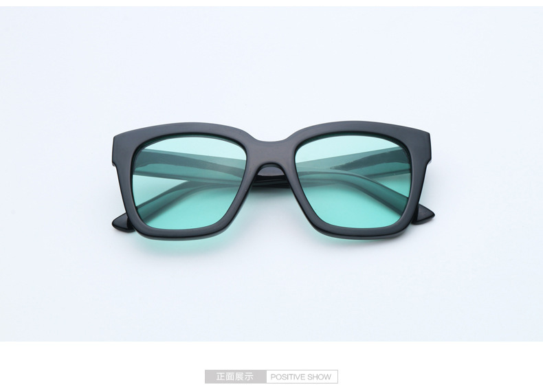 韩国林小宅网红喜哥同款眼镜半透明海洋片情侣大方框遮脸太阳镜示例图12