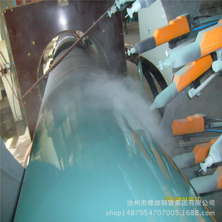 河北沧州螺旋钢管厂专业生产涂塑防腐钢管 品牌保证示例图3
